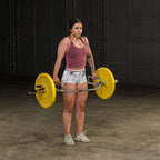 Body-Solid OTB50RH Oly Shrug Bar - Raised Handles, view 6