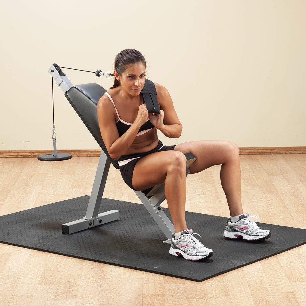 Body-Solid PAB21X Powerline Ab Crunch, Tricep Bench, view 5