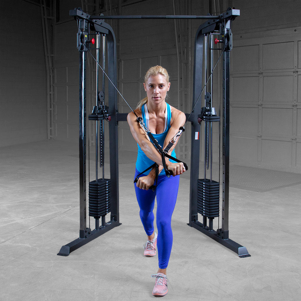 Body-Solid Powerline PFT100/2 PFT100 Dual-Stack Functional Trainer, view 4