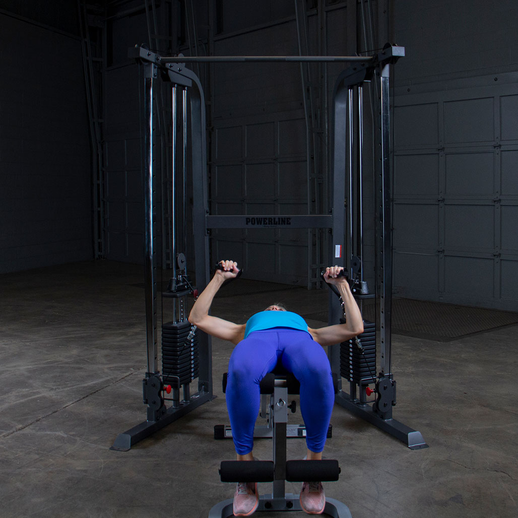 Body-Solid Powerline PFT100/2 PFT100 Dual-Stack Functional Trainer, view 12