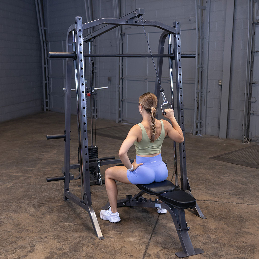 Body-Solid Powerline PSM200P4 Smith Machine Package with PLT200, SP150 and PFI150, view 9