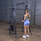Body-Solid Powerline PSM200P4 Smith Machine Package with PLT200, SP150 and PFI150, view 6