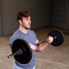 Body-Solid RB47 Standard Curl Bar-47", Chrome, view 4