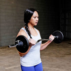 Body-Solid RB47 Standard Curl Bar-47", Chrome, view 2