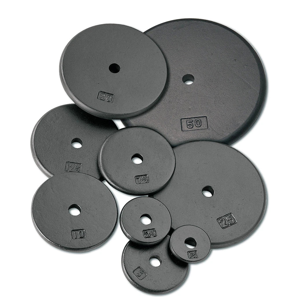 Body-Solid RPB Black Cast Iron Standard 1 inch Plates