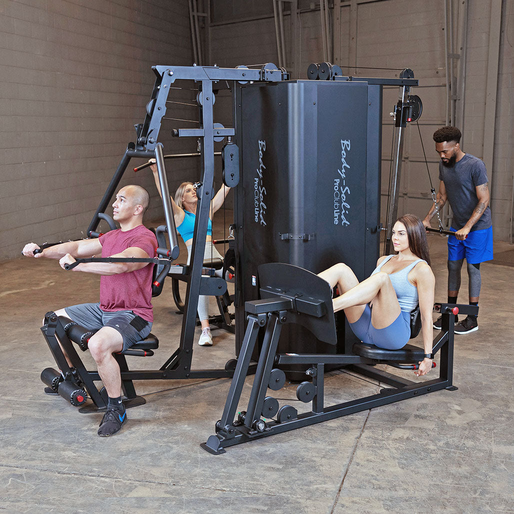 Body-Solid Pro ClubLine S1000 Four-Stack Commercial Gym, view 5