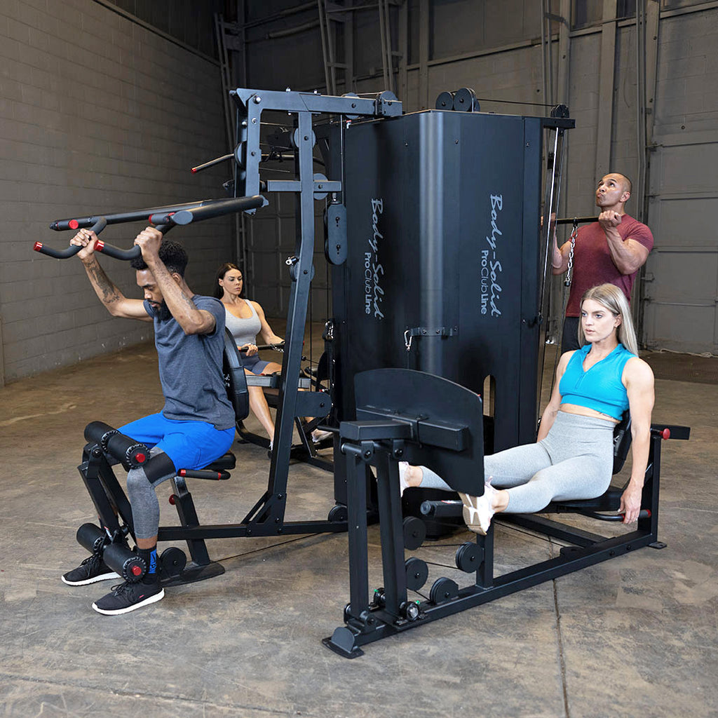 Body-Solid Pro ClubLine S1000 Four-Stack Commercial Gym, view 8