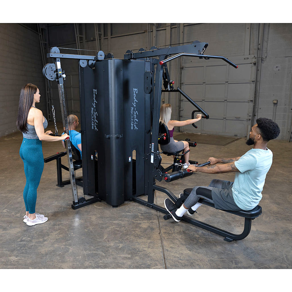 Body-Solid Pro ClubLine S1000 Four-Stack Commercial Gym, view 7