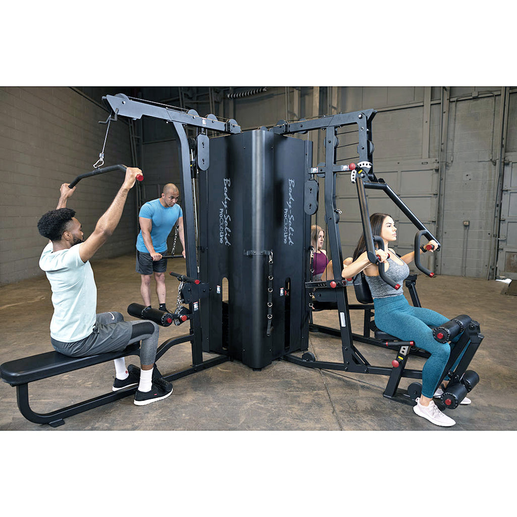 Body-Solid Pro ClubLine S1000 Four-Stack Commercial Gym, view 6