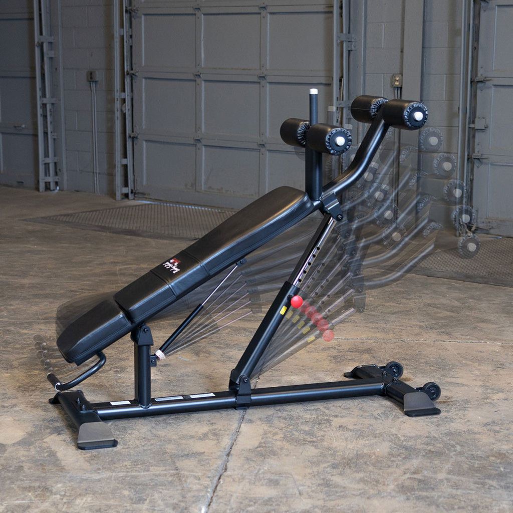 Body-Solid SAB500B Pro ClubLine Ab Bench (Black), view 2