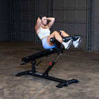Body-Solid SAB500B Pro ClubLine Ab Bench (Black), view 3