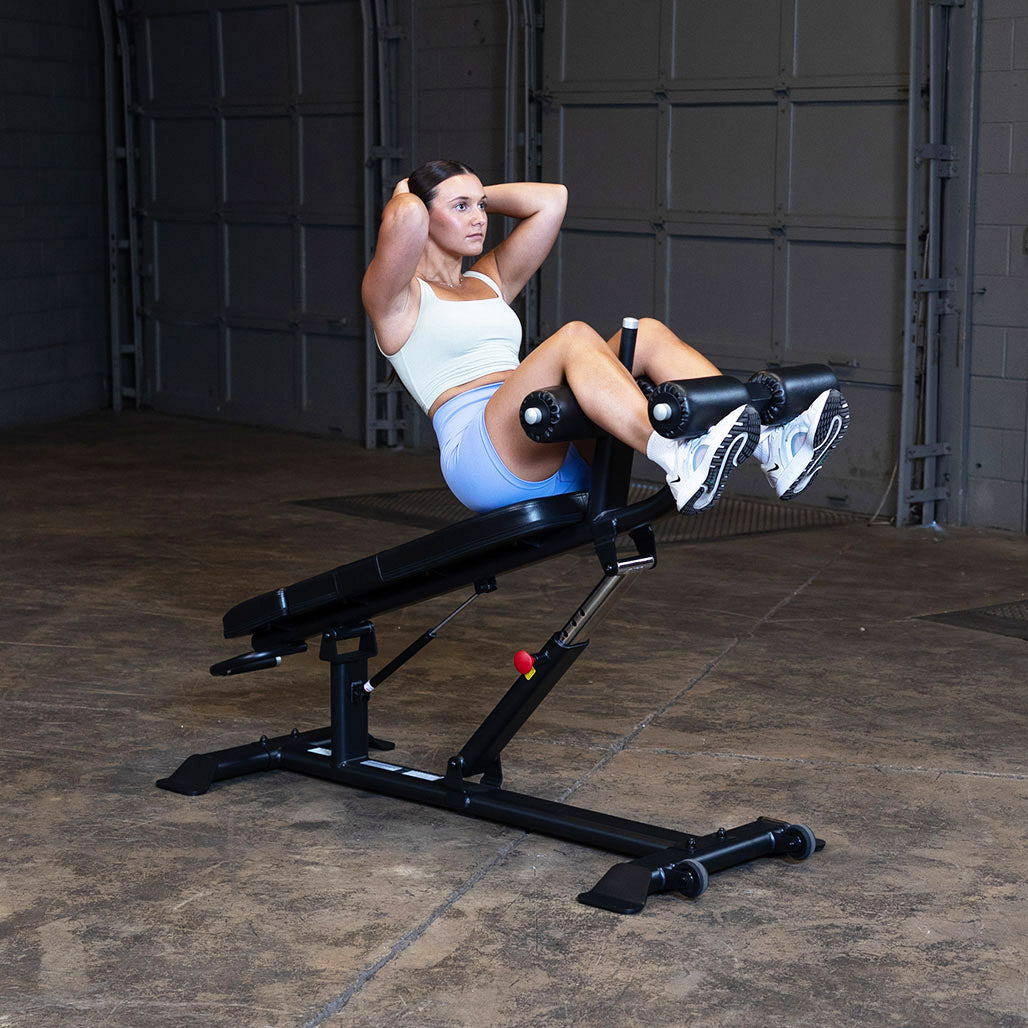 Body-Solid SAB500B Pro ClubLine Ab Bench (Black), view 3