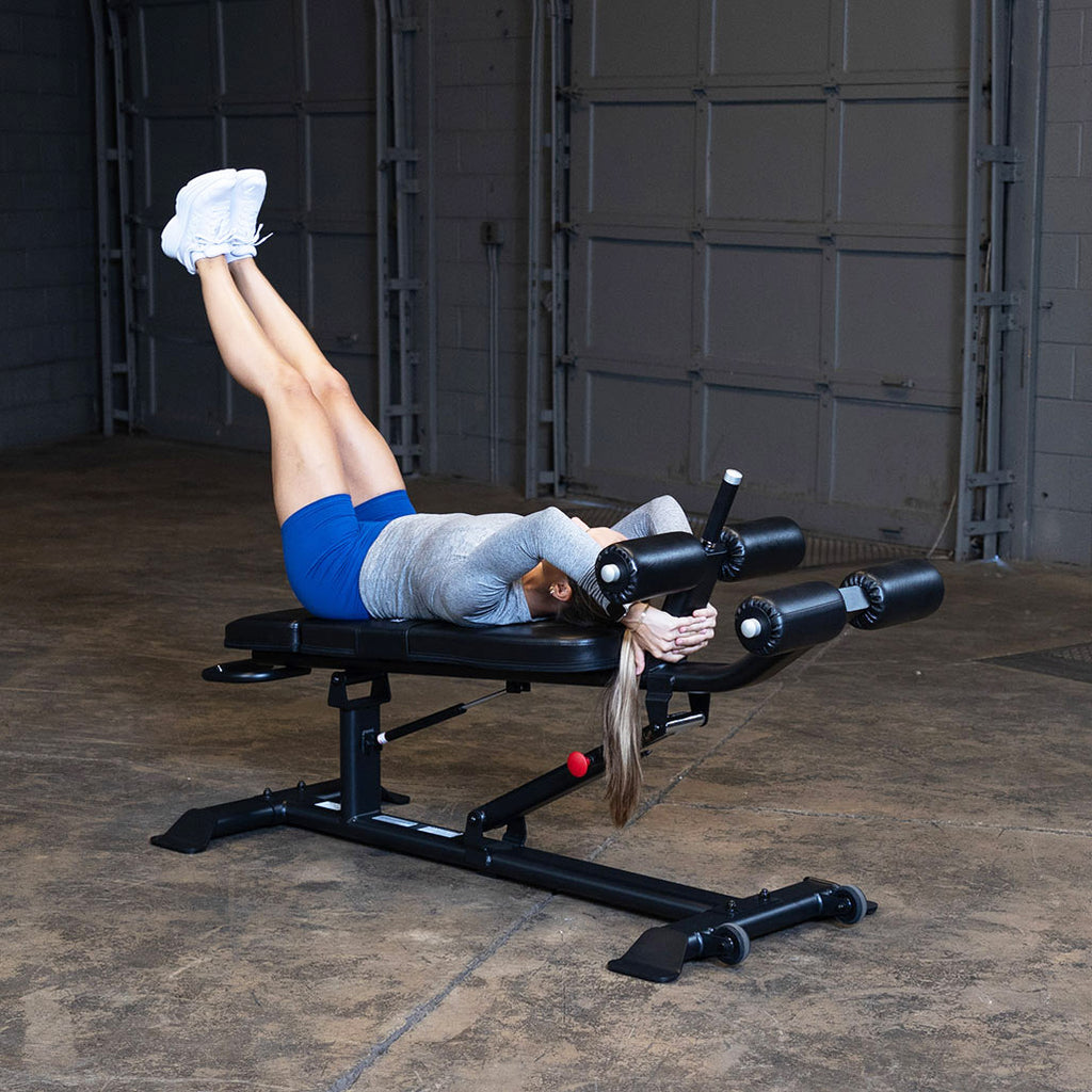 Body-Solid SAB500B Pro ClubLine Ab Bench (Black), view 4