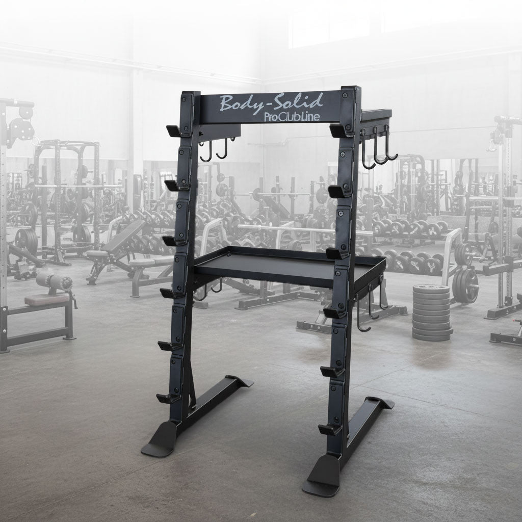 Body-Solid SAR100 Pro ClubLine Accessory Storage Rack, view 2