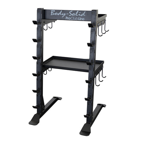 Estante de almacenamiento de accesorios Body-Solid SAR100 Pro Clubline