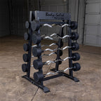 Body-Solid Pro ClubLine SBBR100 Fixed Barbell, Fixed Curl Bar Rack, view 4