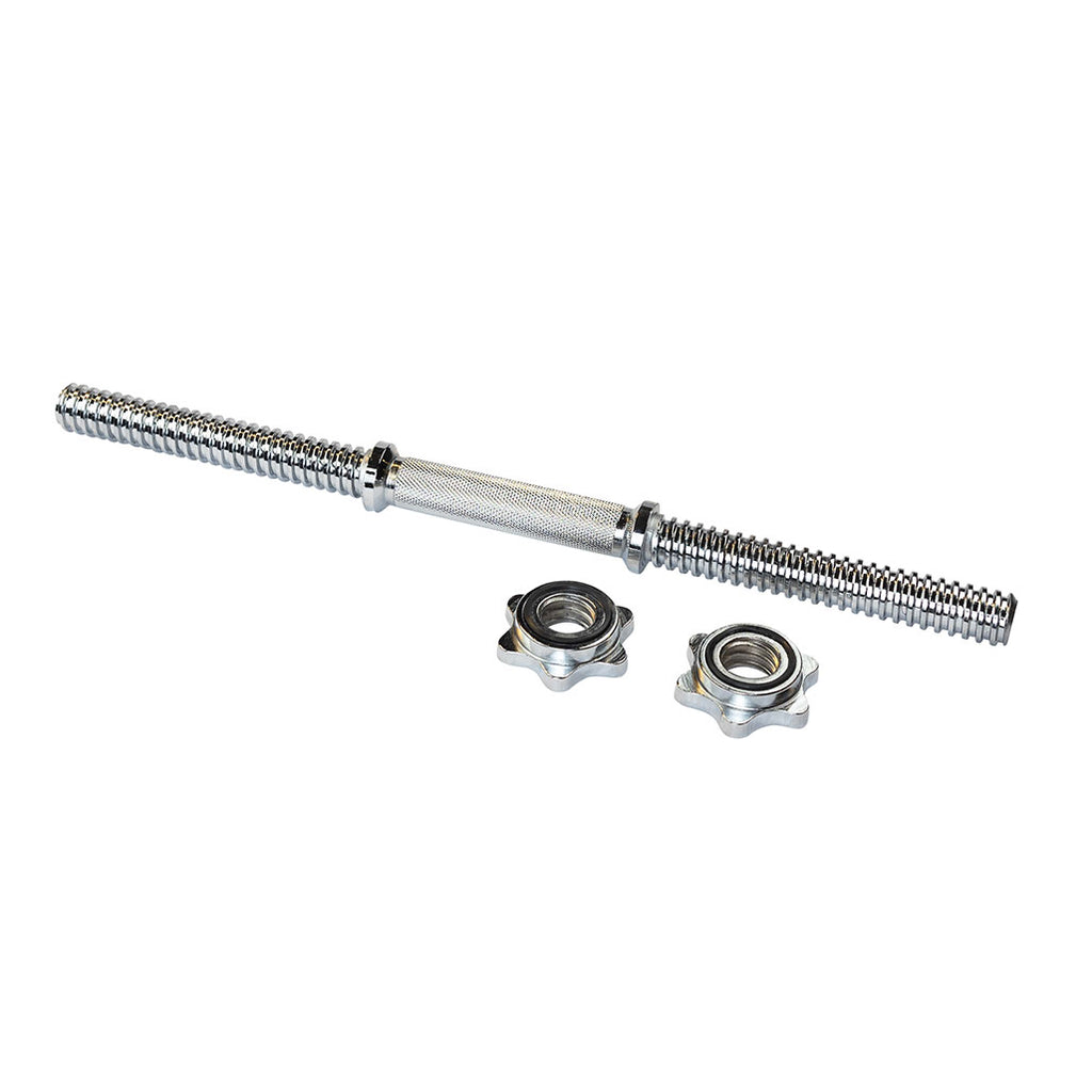 Body-Solid SDA19T 19" Threaded Solid Steel Dumbbell handle, Standard, view 4