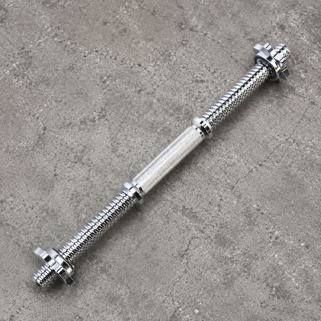 Body-Solid SDA19T 19" Threaded Solid Steel Dumbbell handle, Standard, view 2