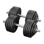 Body-Solid BSTADBPR Adj DB Pair 48.7lbs each, Includes 2 each SDA14T, 16 x RPB5, 4 x RPB2.5, view 10