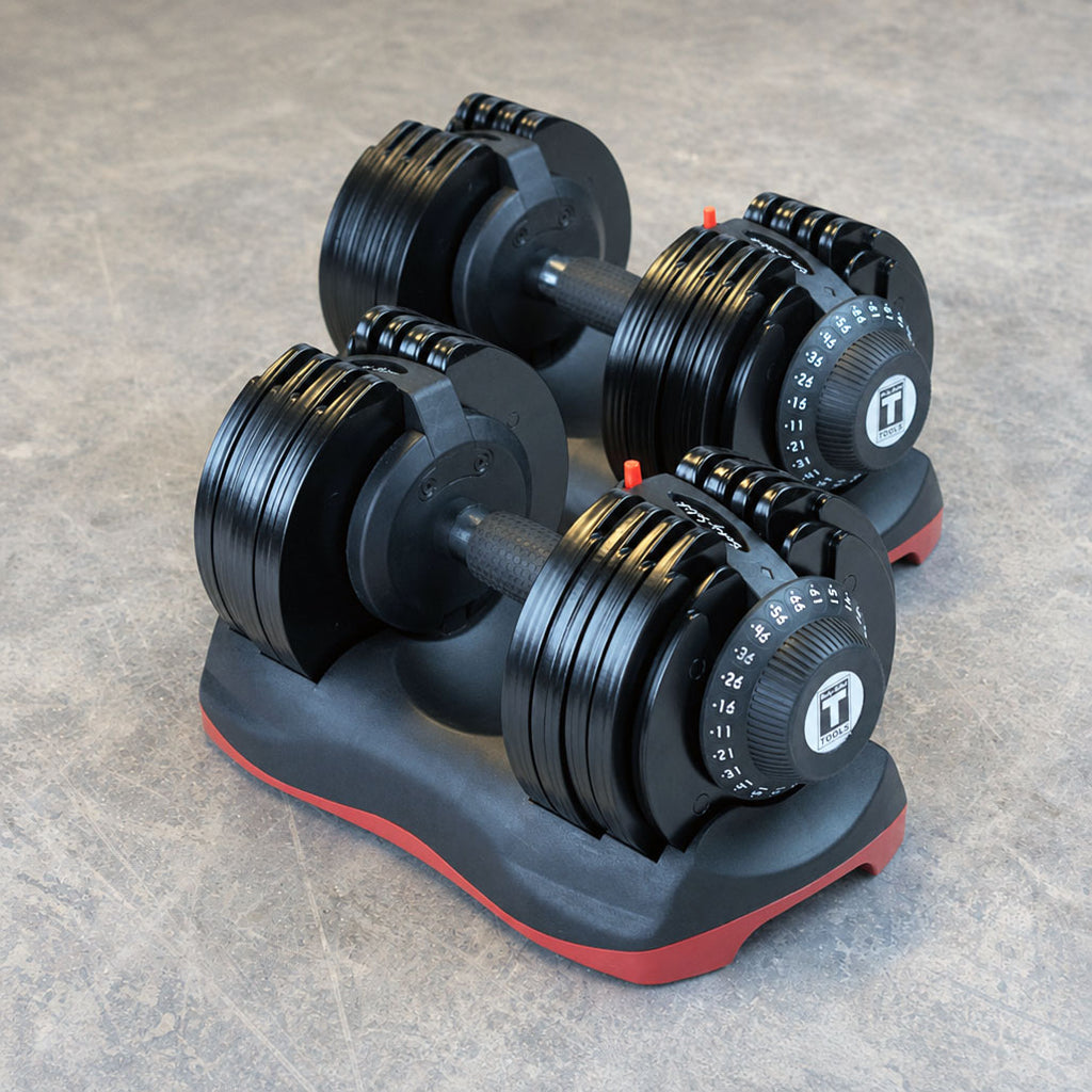 Body-Solid SDBX132 Adjustable Dumbbells 11-66 lb (Pair), view 3