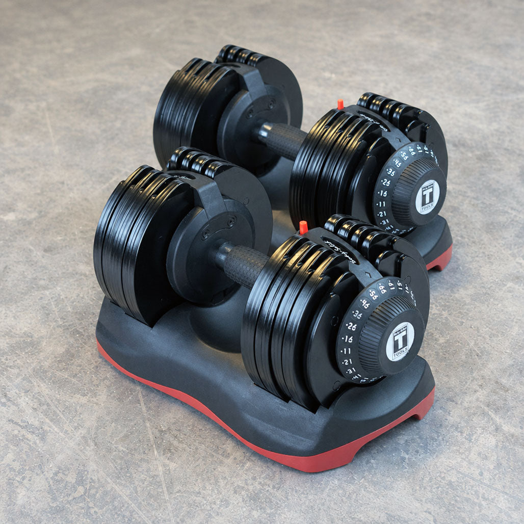 Body-Solid SDBX132 Adjustable Dumbbells 11-66 lb (Pair), view 3