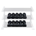 Body-Solid SDPS900 Rubber Round Dumbbell 80-100lb pairs, view 5
