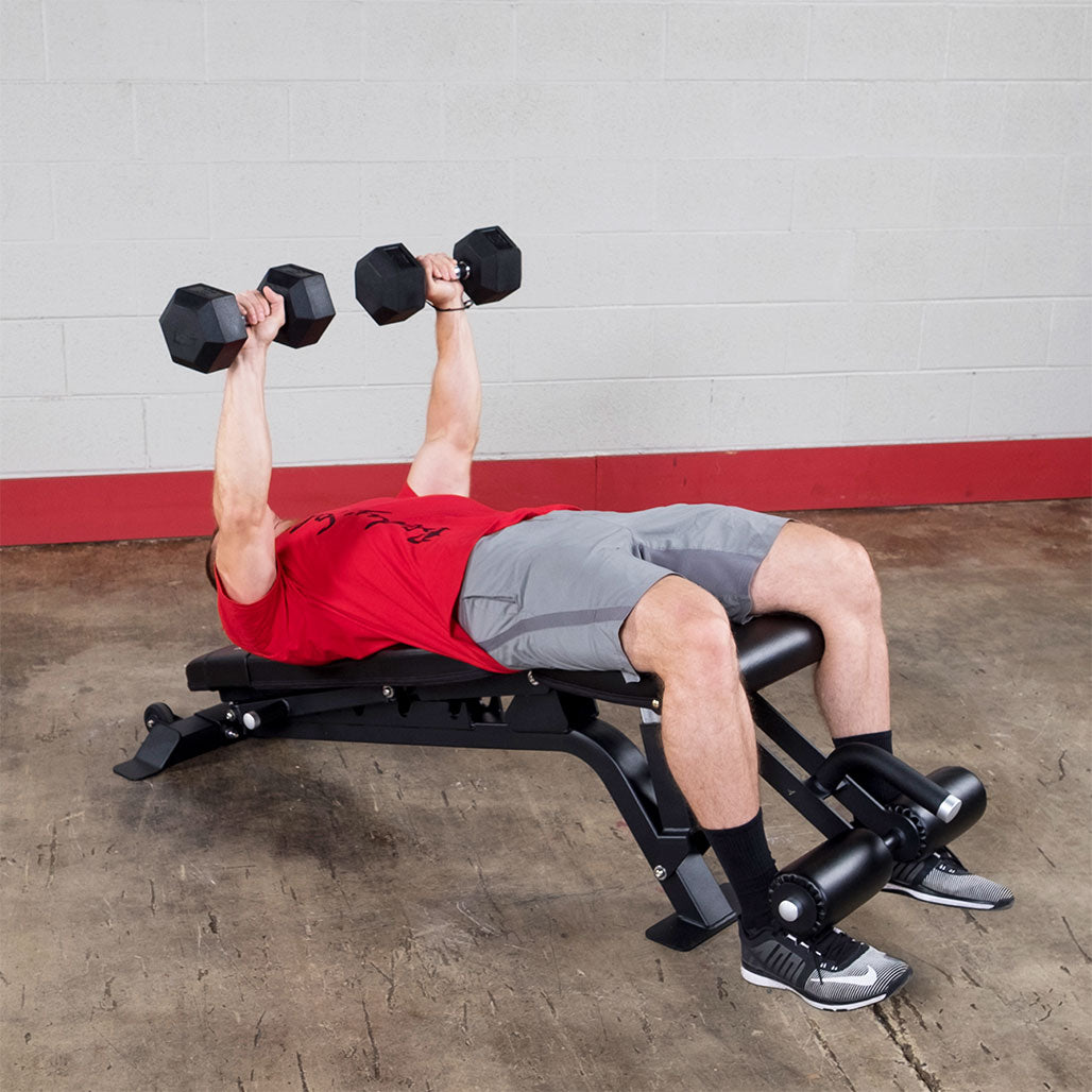 Body-Solid Pro ClubLine SFID425 Flat Incline Decline Bench, view 4