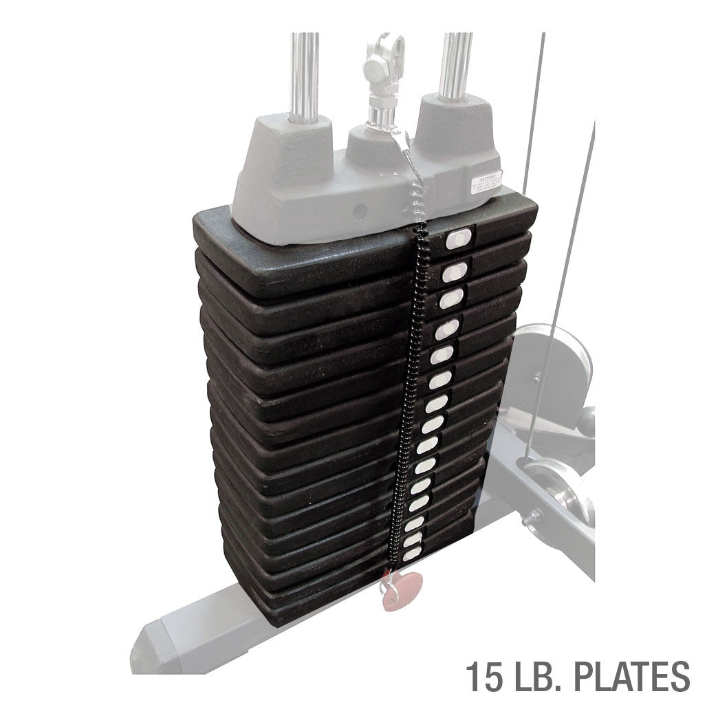 Body-Solid SP300 300 lb weight stack (pp15)