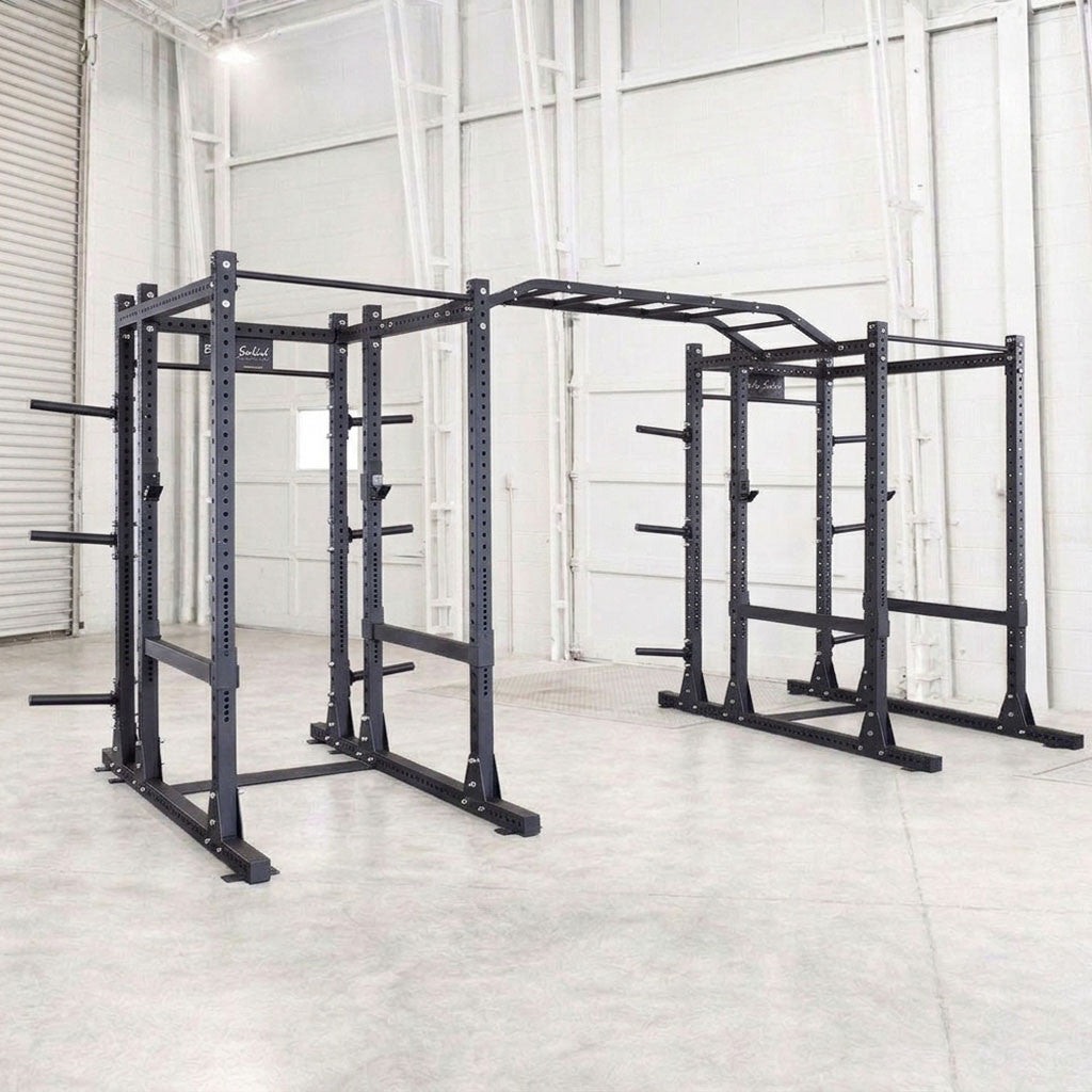 Double SPR1000 Power Rack with Extensions and Monkey Bars