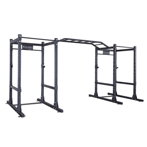 Body-Solid Pro ClubLine SPR1000DB Double Power Rack with Monkey Bar