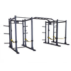 Double SPR1000SS Power Rack with Extensions and Monkey Bars
