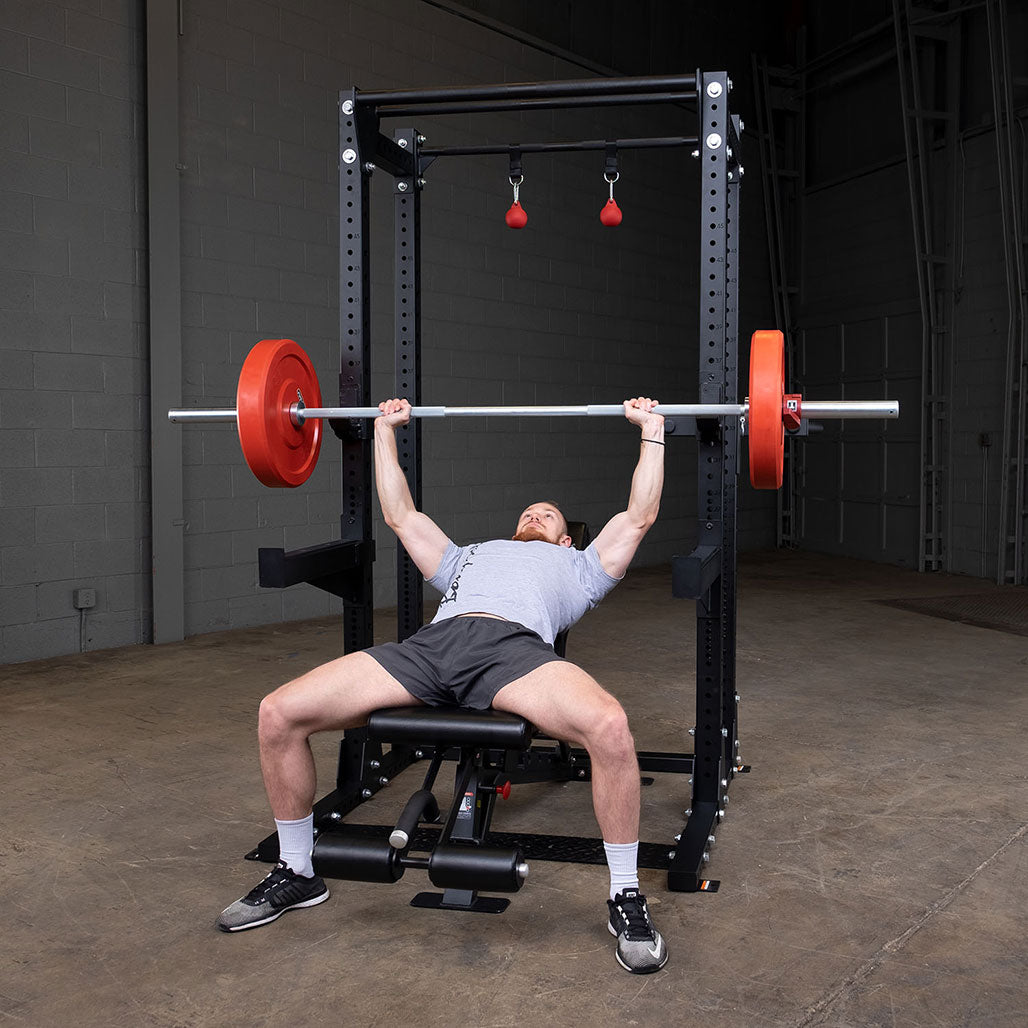Body-Solid Pro ClubLine SPRDBLKIT Double Half Rack Kit w Weight Horns x 6, view 4