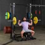 Body-Solid Pro ClubLine SPRDBLKIT Double Half Rack Kit w Weight Horns x 6, view 5