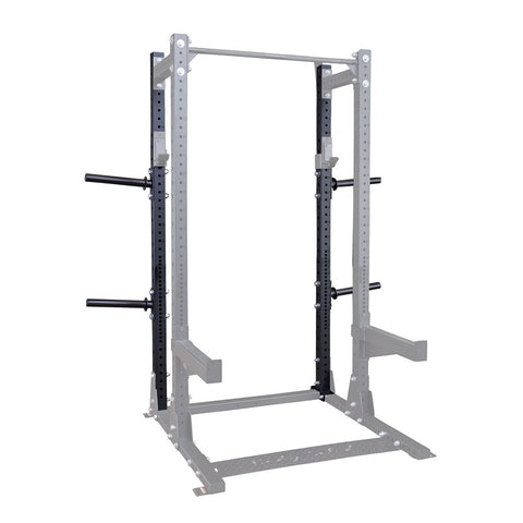 Extensión para media jaula Body-Solid SPRHALFBACK PCL SPR500 con 4 soportes para discos