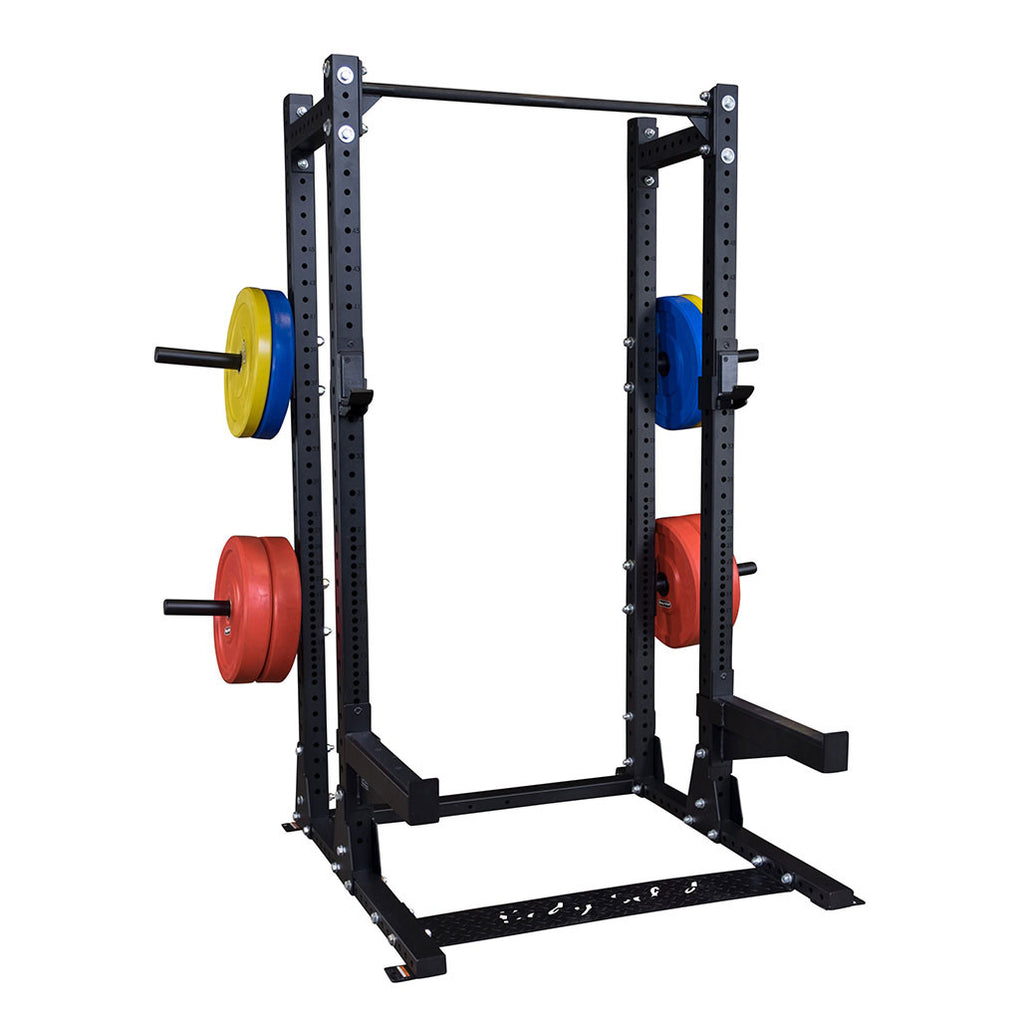 Body-Solid SPRHALFBACK PCL Half Cage SPR500 Extension w 4 Weight Horns, view 2