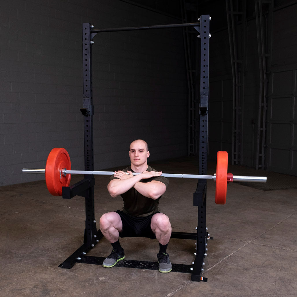 Body-Solid Pro ClubLine Half Rack and Adjustable Bench Package (SPR500P2), view 7