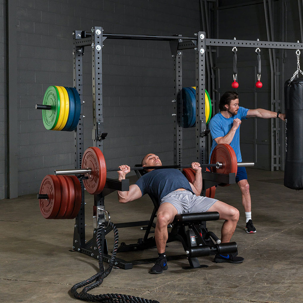 Body-Solid Pro ClubLine Half Rack and Adjustable Bench Package (SPR500P2), view 5
