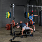 Body-Solid Pro ClubLine Half Rack and Adjustable Bench Package (SPR500P2), view 5