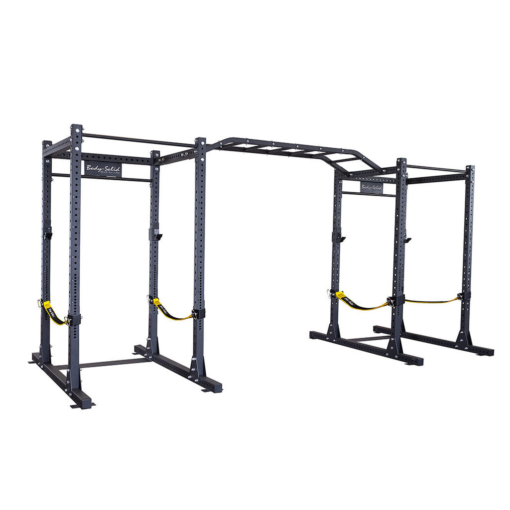 Double SPR1000SS Power Rack with Monkey Bars
