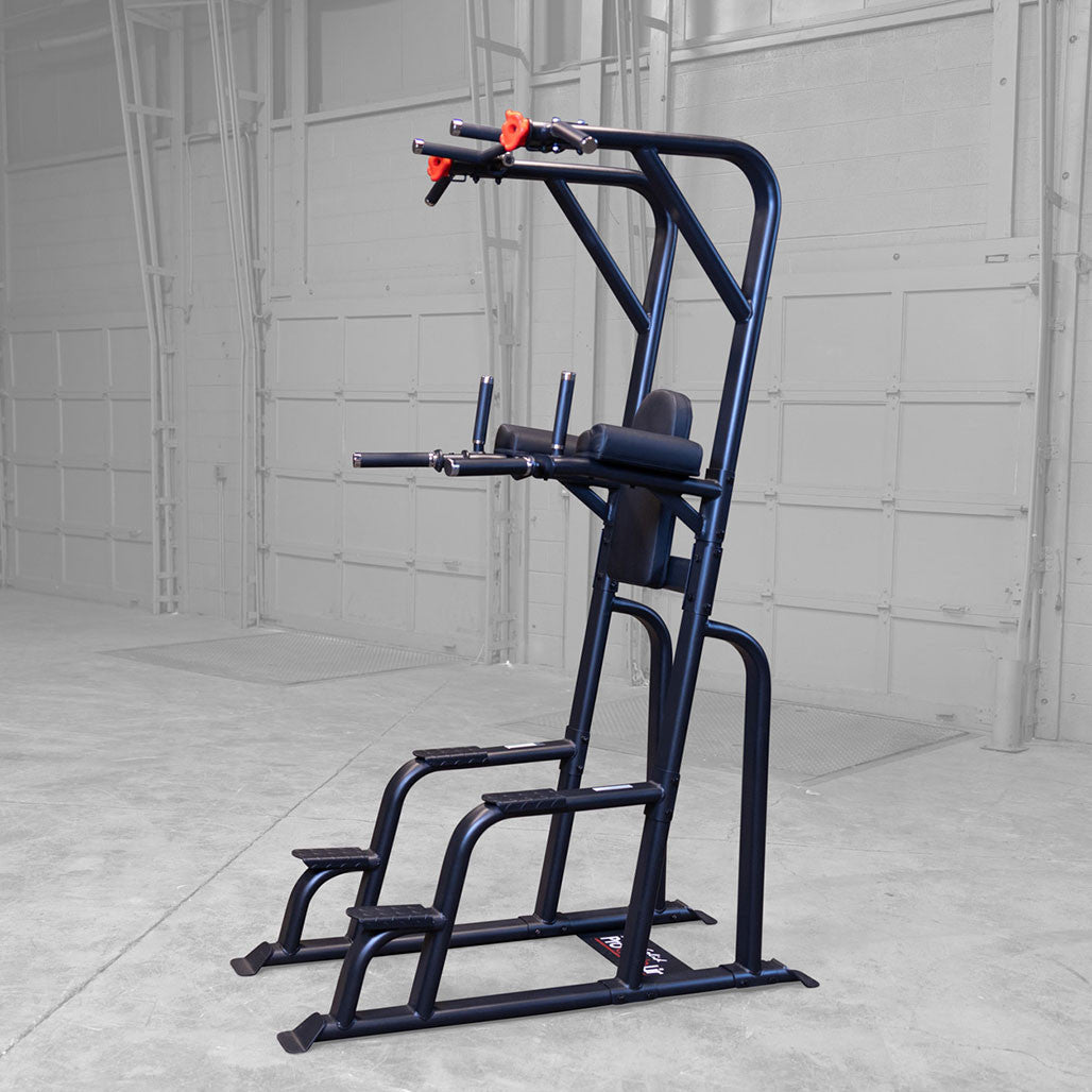 Body-Solid Pro ClubLine SVKR1000B Vertical Knee Raise and Dip, view 2