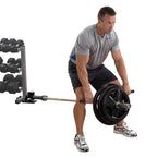Body-Solid TBR10 T bar row platform, view 2