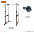 Body-Solid GPR378 Pro Power Rack + 200 Lb. Weight Olympic Set – package contents