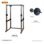 Body-Solid GPR378 Pro Power Rack + 200 Lb. Weight Olympic Set – package contents