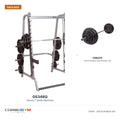 Body-Solid Series 7 Smith Machine with 255 lb Rubber Olympic Set – package contents