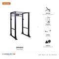 GPR400 power rack package with bench, lat and dip attachments and 255 lb cast iron plate set