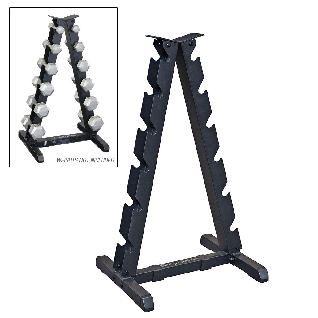 Body-Solid GDR44B 2 Tier Vertical Dumbbell Rack, view 2