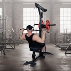 Body-Solid GLM85B Lat Machine, Low Row, Plate Loaded, view 2