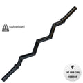 Body-Solid OB48F Oly Fat Curl Bar 48" Black