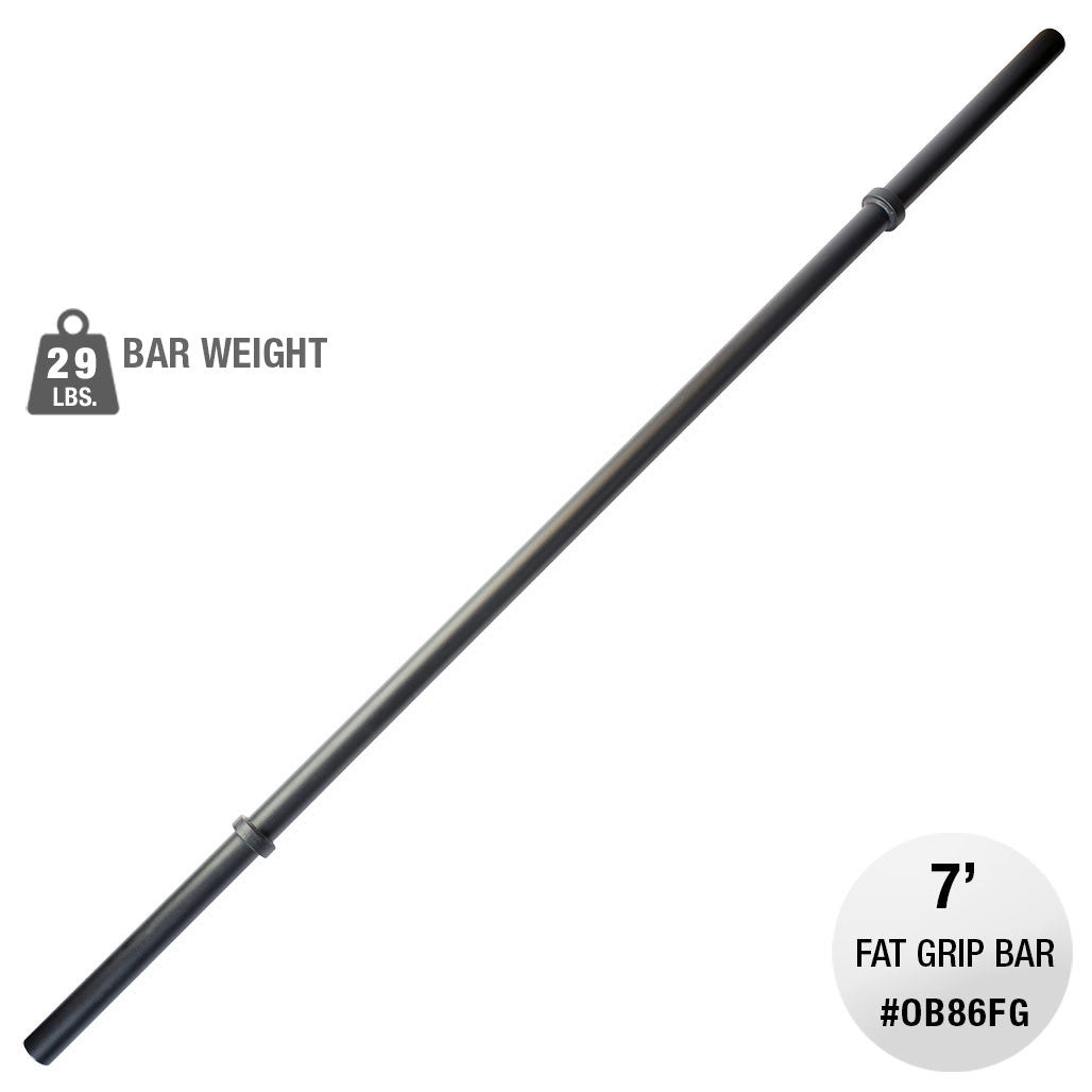 Body-Solid OB86FG Oly Bar, Fat Grip