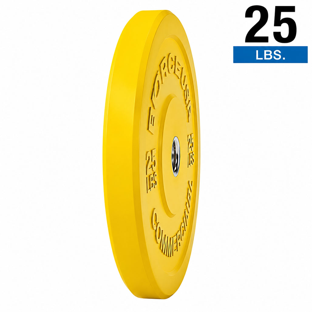 Body-Solid OBPXC25 Yellow 25 lb Chicago Extreme Bumper, 17.72", Full Commercial, 3 Year Warranty, view 3